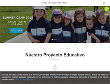 Tablet Screenshot of colegioceuvitoria.es